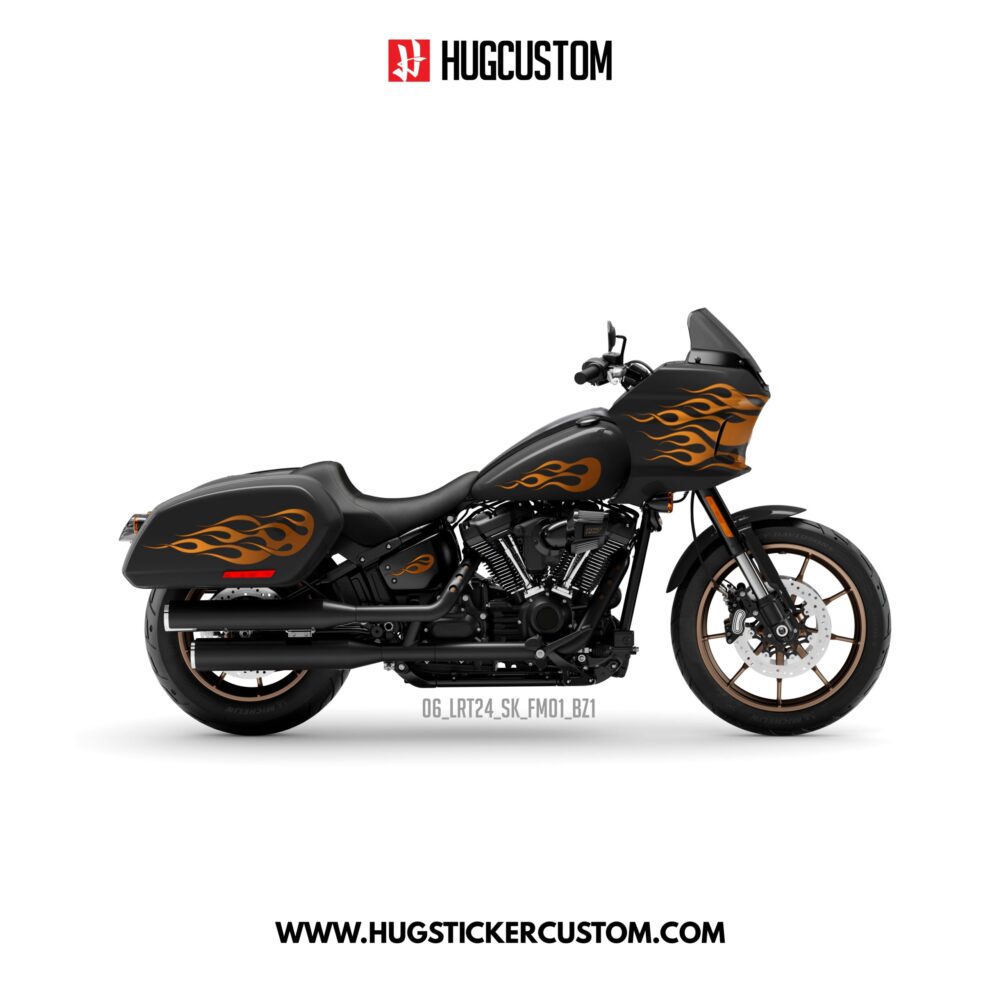 HUGCUSTOM Sticker Kit for Cruiser LRST (FXLRST) (2017-2025) - 'Blaze of Freedom' Design