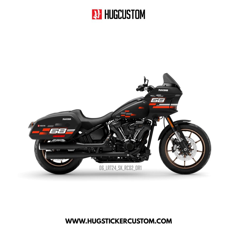 HUGCUSTOM Sticker Kit for Cruiser LRST (FXLRST) (2017-2025) - 'Horizon Speed' Design