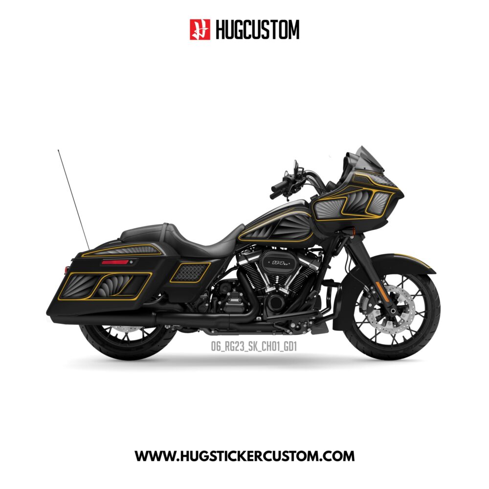 HUGCUSTOM Sticker Kit for Touring RG (FLTRX) (2015-2023) - 'Chicano Style' Design