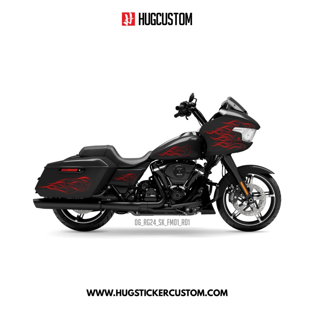 HUGCUSTOM Sticker Kit for Touring RG (FLTRX) (2024-2025) - 'Blaze of Freedom' Design