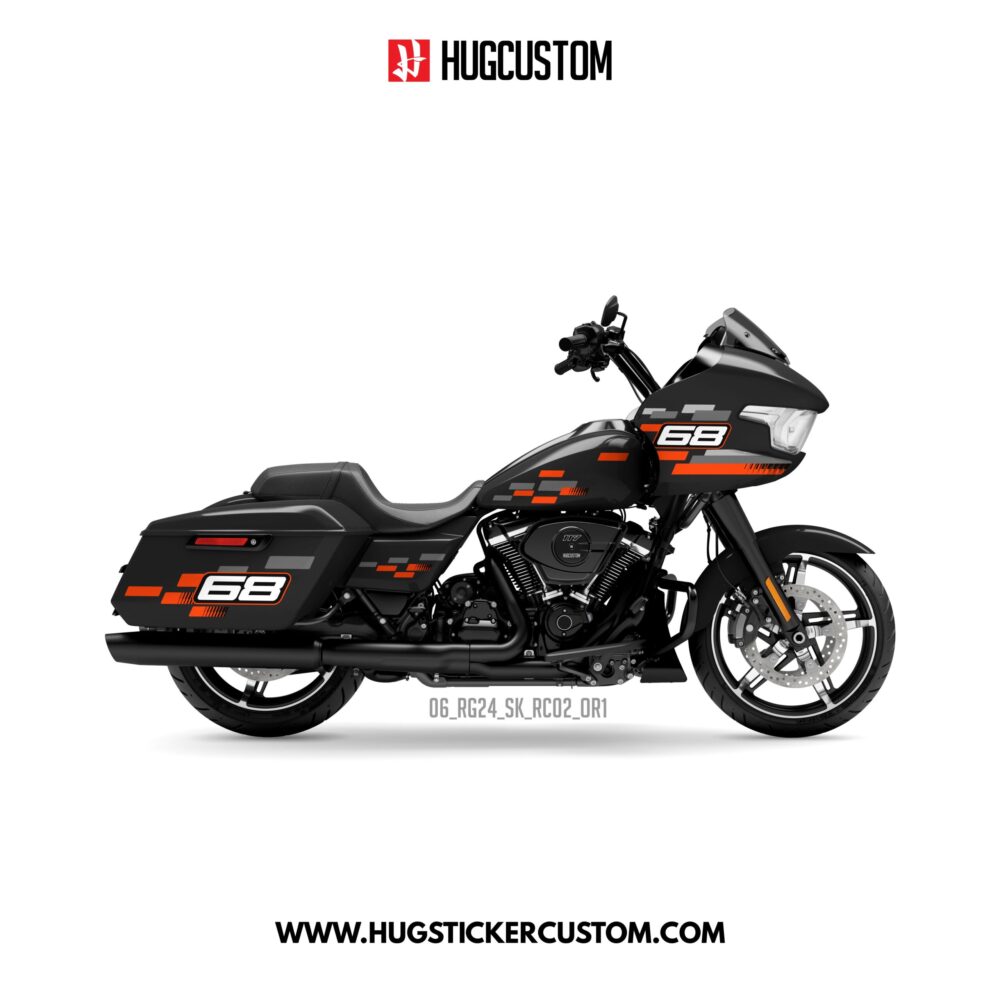 HUGCUSTOM Sticker Kit for Touring RG (FLTRX) (2024-2025) - 'Horizon Speed' Design