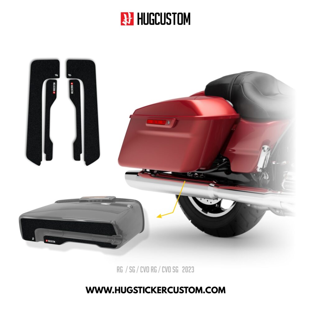 HUGSHIELD Under Saddlebag for Touring RG SG / CVO (FLTRXST FLHXST) 2015-2023 - 'Black' Design